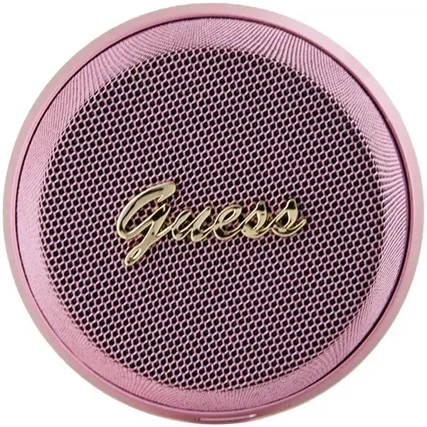 Guess Magnetic Script Metal Bluetooth speaker - pink - Cell phone cases and covers<<<HurtelXML