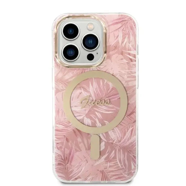 Guess MagSafe case + charger set for iPhone 14 Pro 6.1’’ - pink - Other cell phone equipment<<<HurtelXML