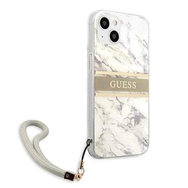Guess Marble Strap Collection iPhone 13 mini 5.4’’ Case - Gray - Cell phone cases and covers<<<HurtelXML
