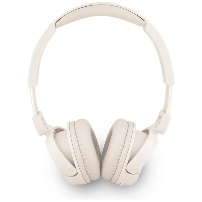 Guess Metal Logo Script Over-Ear Headphones - Beige - Headphones and speakers<<<HurtelXML
