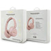 Guess Metal Logo Script Over-Ear Headphones - Pink - Headphones and speakers<<<HurtelXML