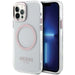 Guess Metal Outline Magsafe case for iPhone 12 / iPhone 12 Pro - pink - Cell phone cases and covers<<<HurtelXML