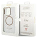 Guess Metal Outline MagSafe case for iPhone 15 Pro - gold - Cell phone cases and covers<<<HurtelXML