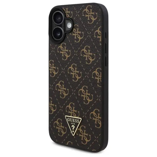 Guess New 4G Triangle Case for iPhone 16 6.1’’ - Black - Cell phone cases and covers<<<HurtelXML
