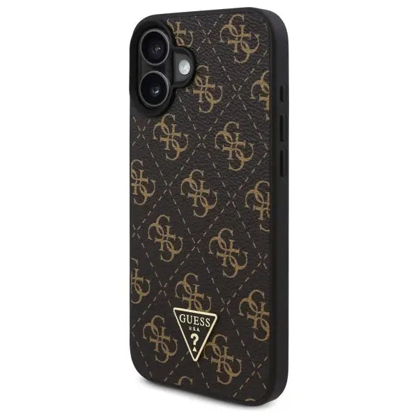 Guess New 4G Triangle Case for iPhone 16 Plus - Black - Cell phone cases and covers<<<HurtelXML
