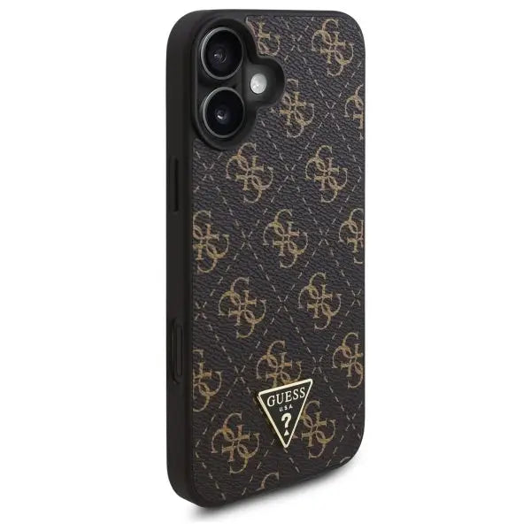Guess New 4G Triangle Case for iPhone 16 Plus - Black - Cell phone cases and covers<<<HurtelXML