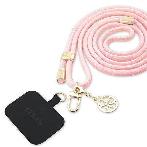 Guess Nylon 4G Metal Charm CBDY Cord phone strap - pink - Other cell phone equipment<<<HurtelXML