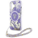 Guess Palm Trees Triangle Pearl Strap MagSafe case for iPhone 16 purple - Cell phone cases and covers<<<HurtelXML