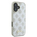 Guess Peony Script Logo MagSafe iPhone 16 Case - White - Cell phone cases and covers<<<HurtelXML