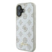 Guess Peony Script Logo MagSafe iPhone 16 Case - White - Cell phone cases and covers<<<HurtelXML