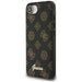 Guess Peony Script Logo MagSafe iPhone 16e Case Black - Cell phone cases and covers<<<HurtelXML