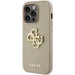 Guess Perforated 4G Glitter case for iPhone 15 Pro - gold - Cell phone cases and covers<<<HurtelXML