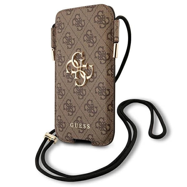 Guess Phone bag GUHCP12M4GPSBR 6.1’’ brown/brown 4G Metal Logo - Others<<<HurtelXML