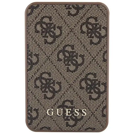 Guess Powerbank 15W GUPB5LP4GEGW 5000mAh brown/brown 4G Leather Metal Logo - Powerbanks<<<HurtelXML