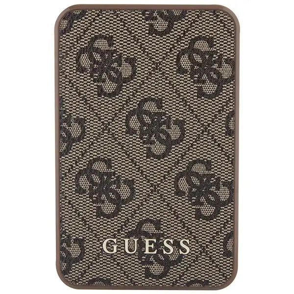 Guess Powerbank 15W GUPB5LP4GEGW 5000mAh brown/brown 4G Leather Metal Logo - Powerbanks<<<HurtelXML