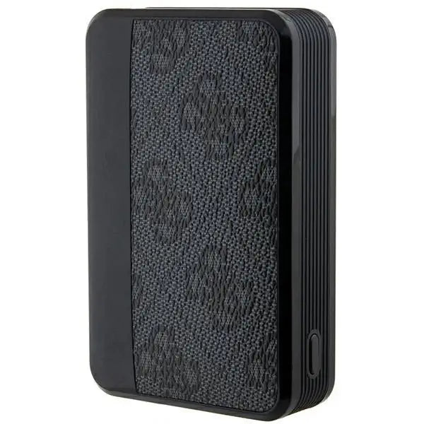 Guess Powerbank 18W GUPB10DP4GEGK 10000mAh black/black 4G Leather Metal Logo - Powerbanks<<<HurtelXML