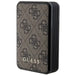 Guess Powerbank 18W GUPB10DP4GEGW 10000mAh brown/brown 4G Leather Metal Logo - Powerbanks<<<HurtelXML