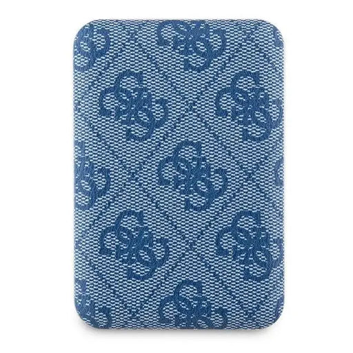 Guess Powerbank inductive 15W GUPB5FP4EMGB 5000mAh blue/blue 4G Leather Metal Logo MagSafe - Powerbanks<<<HurtelXML