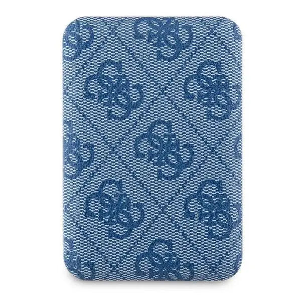 Guess Powerbank inductive 15W GUPB5FP4EMGB 5000mAh blue/blue 4G Leather Metal Logo MagSafe - Powerbanks<<<HurtelXML