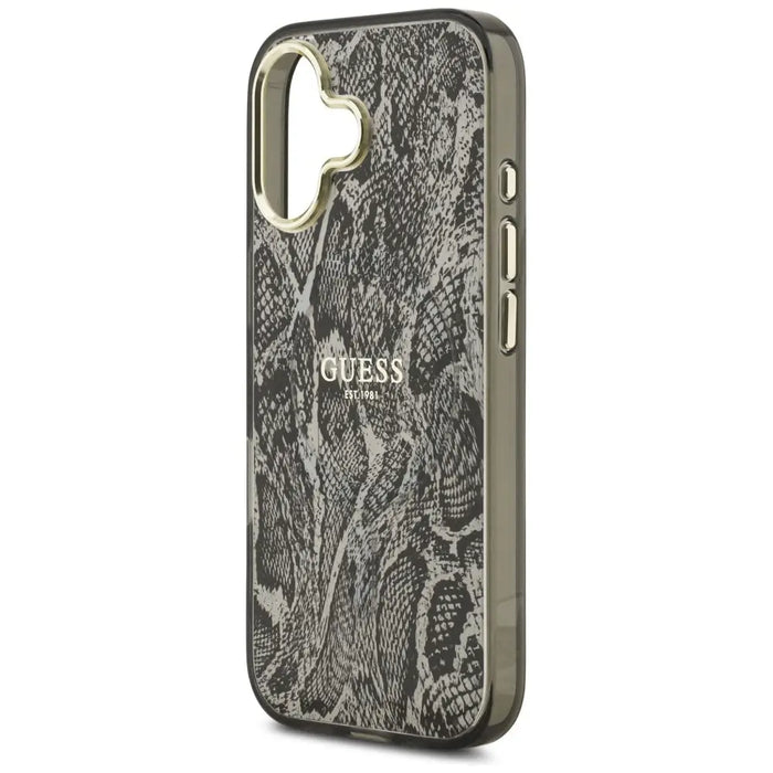 Guess Python Pattern MagSafe Case for iPhone 17 - Black - Cell phone cases and covers<<<HurtelXML