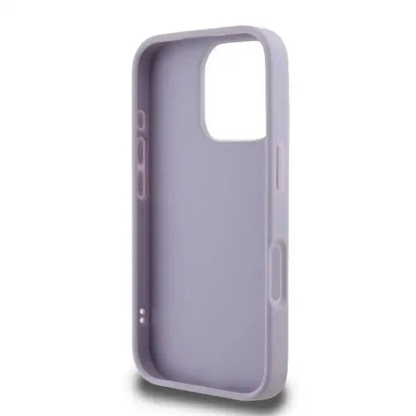 Guess Quilted Metal Logo case for iPhone 16 Pro Max - light purple - Cell phone cases and covers<<<HurtelXML
