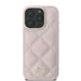 Guess Quilted Metal Logo iPhone 16 Pro Max Case - Pink - Cell phone cases and covers<<<HurtelXML