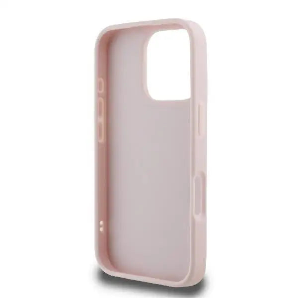 Guess Quilted Metal Logo iPhone 16 Pro Max Case - Pink - Cell phone cases and covers<<<HurtelXML