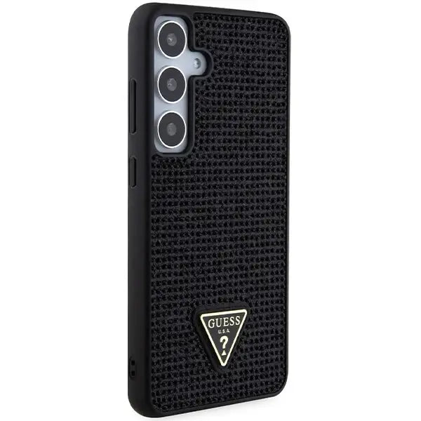 Guess Rhinestone Triangle case for Samsung Galaxy S24+ - black - Cell phone cases and covers<<<HurtelXML