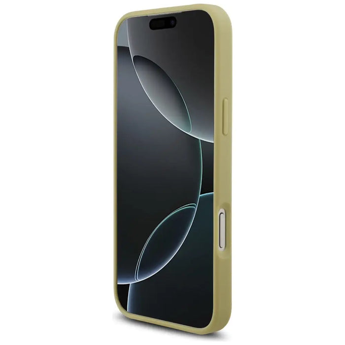 Guess Rhinestone Triangle Logo Case for iPhone 17 Pro Max - Gold - Cell phone cases and covers<<<HurtelXML