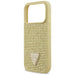 Guess Rhinestone Triangle Logo iPhone 17 Pro Case - Gold - Cell phone cases and covers<<<HurtelXML