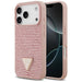 Guess Rhinestone Triangle Logo iPhone 17 Pro Case - Pink - Cell phone cases and covers<<<HurtelXML