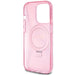 Guess Ring Stand Script Glitter MagSafe case for iPhone 15 Pro Max - pink - Cell phone cases and covers<<<HurtelXML