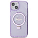 Guess Ring Stand Script Glitter MagSafe case for iPhone 15 - purple - Cell phone cases and covers<<<HurtelXML