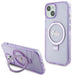 Guess Ring Stand Script Glitter MagSafe case for iPhone 15 - purple - Cell phone cases and covers<<<HurtelXML