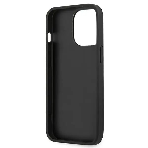 Guess Saffiano 4G Metal Logo case for iPhone 13 Pro / 13 6.1’’ - black - Cell phone cases and covers<<<HurtelXML