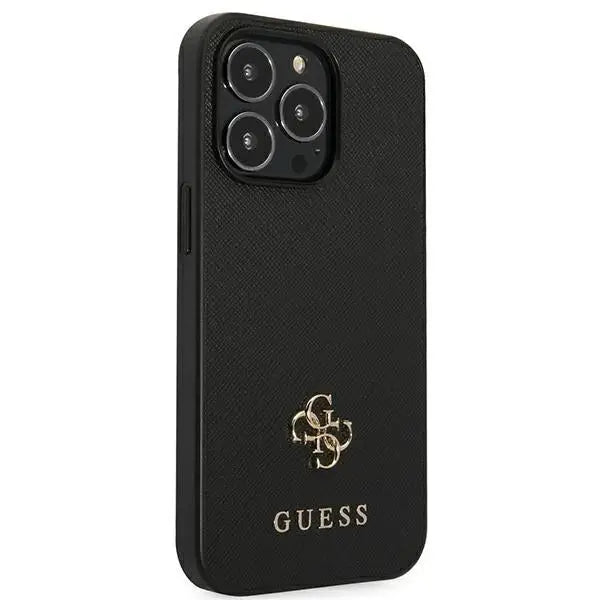 Guess Saffiano 4G Small Metal Logo case for iPhone 13 Pro / 13 6.1’’ - black - Cell phone cases and covers<<<HurtelXML