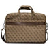 Guess Saffiano 4G Triangle Logo bag for a 16’’ laptop - brown - Laptop bags<<<HurtelXML
