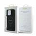 Guess Saffiano Classic Logo MagSafe iPhone 16 Pro Case - Black - Cell phone cases and covers<<<HurtelXML