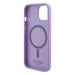 Guess Saffiano MagSafe case for iPhone 15 Plus - purple - Cell phone cases and covers<<<HurtelXML