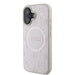 Guess Saffiano Peony Classic Logo MagSafe iPhone 16 Plus Case - Pink - Cell phone cases and covers<<<HurtelXML
