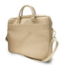 Guess Saffiano Script 16’’ Laptop Bag - Gold - Laptop bags<<<HurtelXML