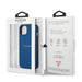 Guess Saffiano Strap Case for iPhone 13 mini 5.4’’ - Blue - Cell phone cases and covers<<<HurtelXML