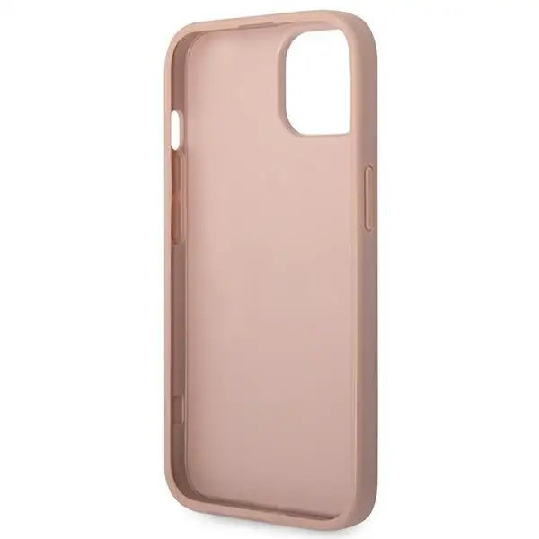 Guess Saffiano Strap Case for iPhone 14 Plus - Pink - Cell phone cases and covers<<<HurtelXML