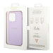 Guess Saffiano Strap Case for iPhone 14 Pro - Purple - Cell phone cases and covers<<<HurtelXML