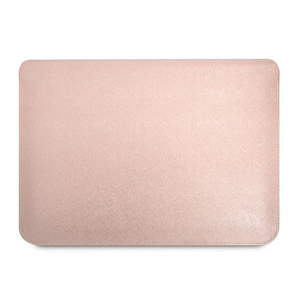 Guess Saffiano Triangle Logo case for a 14’’ laptop - pink - Laptop bags<<<HurtelXML