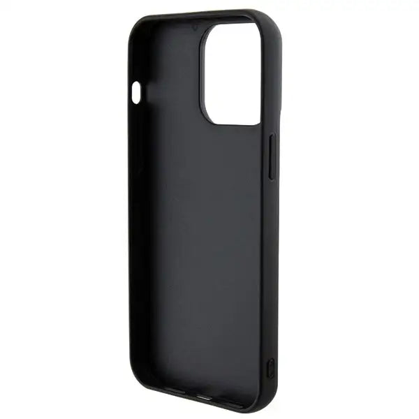 Guess Sequin Script Metal case for iPhone 15 Pro - black - Cell phone cases and covers<<<HurtelXML