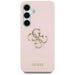 Guess Silicone Big 4G Logo Bottom Script Case for Samsung Galaxy S25 - Pink - Cell phone cases and covers<<<HurtelXML