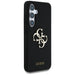 Guess Silicone Big 4G Logo Bottom Script case for Samsung Galaxy S25 - black - Cell phone cases and covers<<<HurtelXML