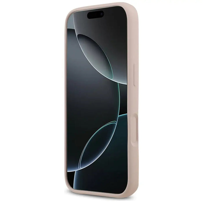 Guess Silicone Big 4G Script Case for iPhone 17 Pro - Pink - Cell phone cases and covers<<<HurtelXML
