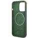 Guess Silicone Logo Plate MagSafe case for iPhone 13 Pro / iPhone 13 - green - Cell phone cases and covers<<<HurtelXML